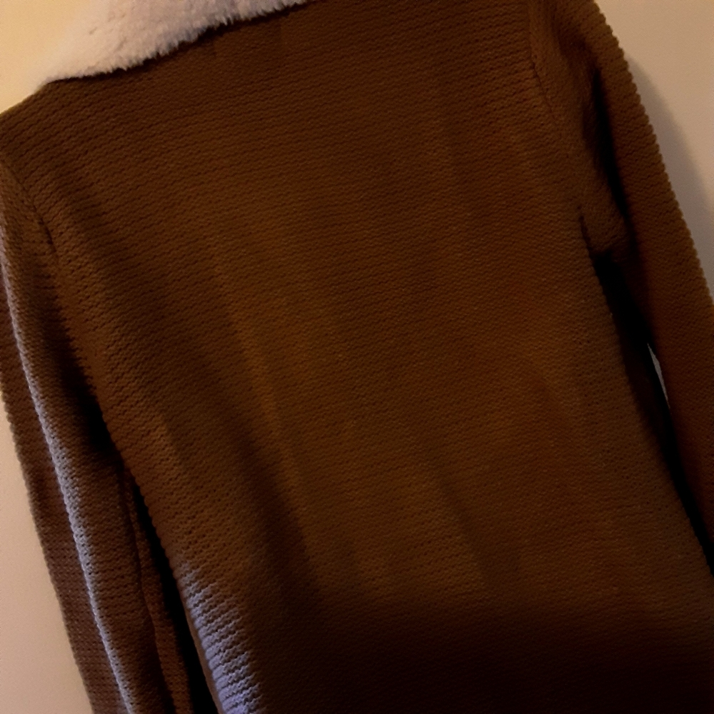 Lola B Waterfall Shearling Cardigan Size Small NWOT - Picture 10 of 14